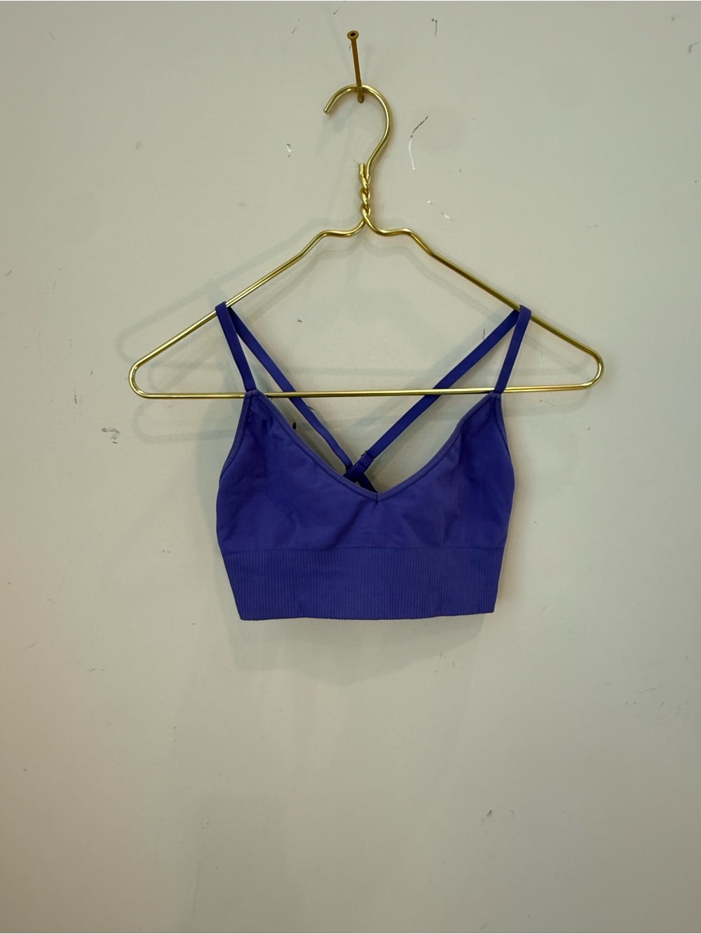 Spiritual Gangster Double-Strap Sports Bra - Violet